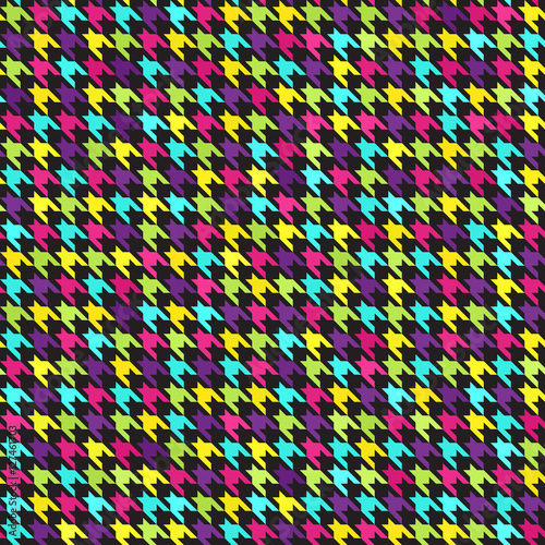 Houndstooth pattern. Seamless vector background