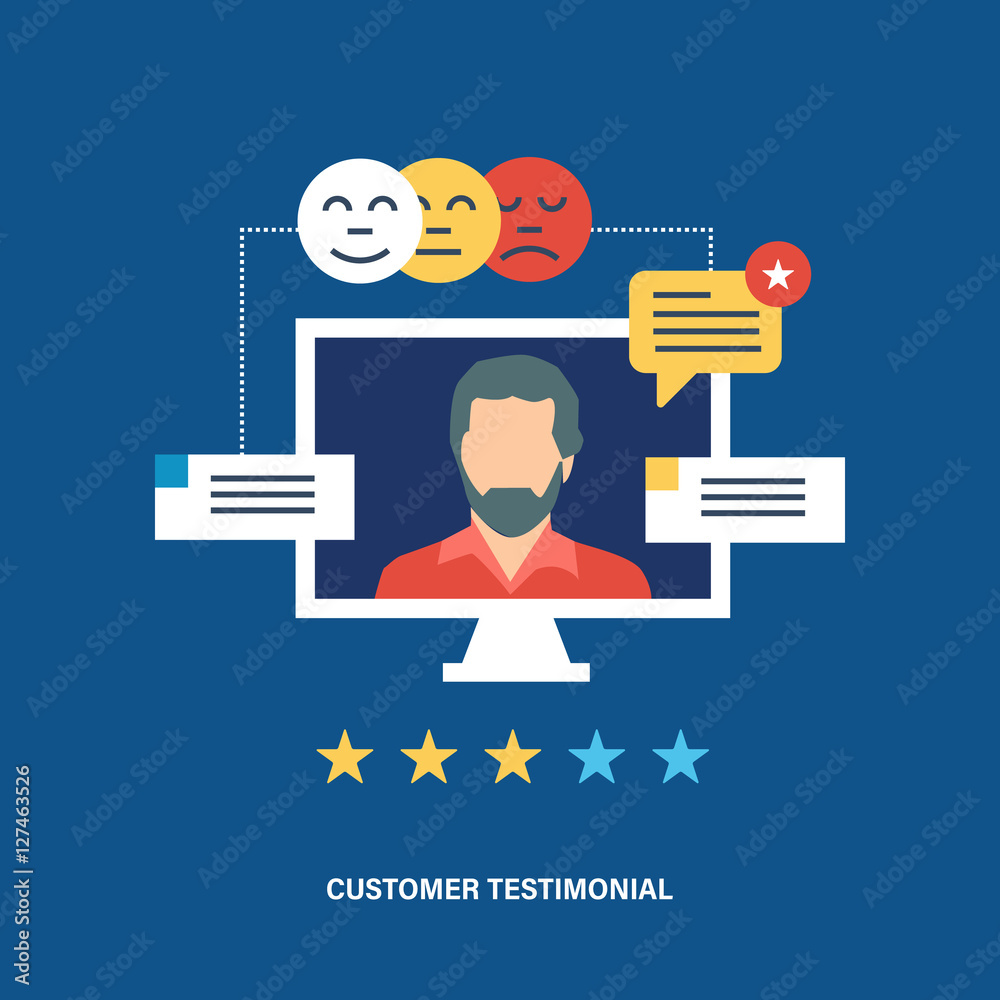 Concept of customer testimonials, business, feedback, vote and reviews. Concept of customer testimonials, business, feedback, vote and reviews.