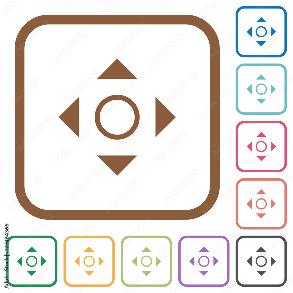 Scroll simple icons