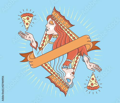Lady Queen of mighty pizza