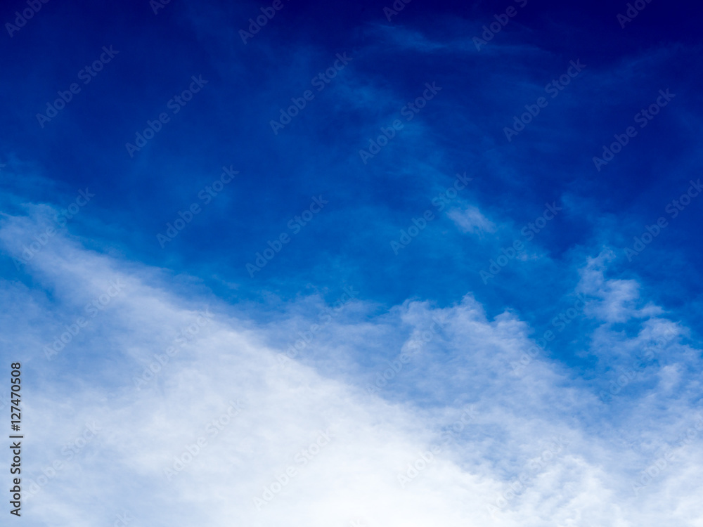 Blue sky with cloud,cirus