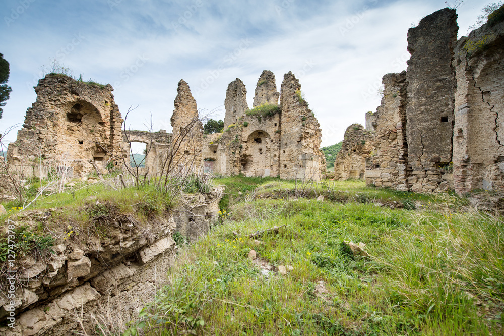 small village of Roman times, Italy