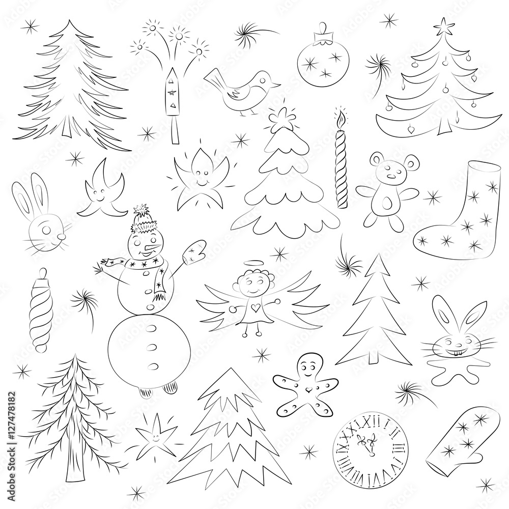 Easy Christmas Drawings - HelloArtsy