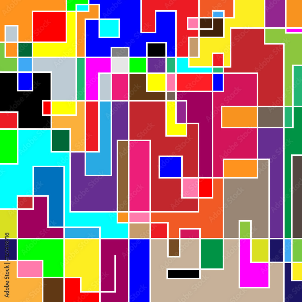 Contemporary abstract background of squares Contemporary abstract background of squares