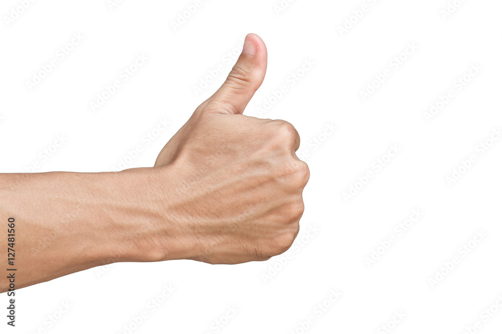thumb up sign