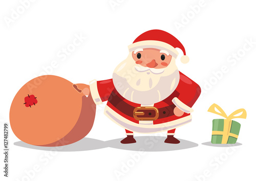 Papá noel en Navidad