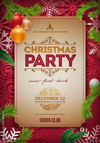 Christmas Party Poster