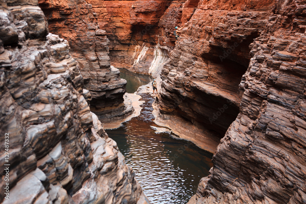 Narrow gorge in West Australia