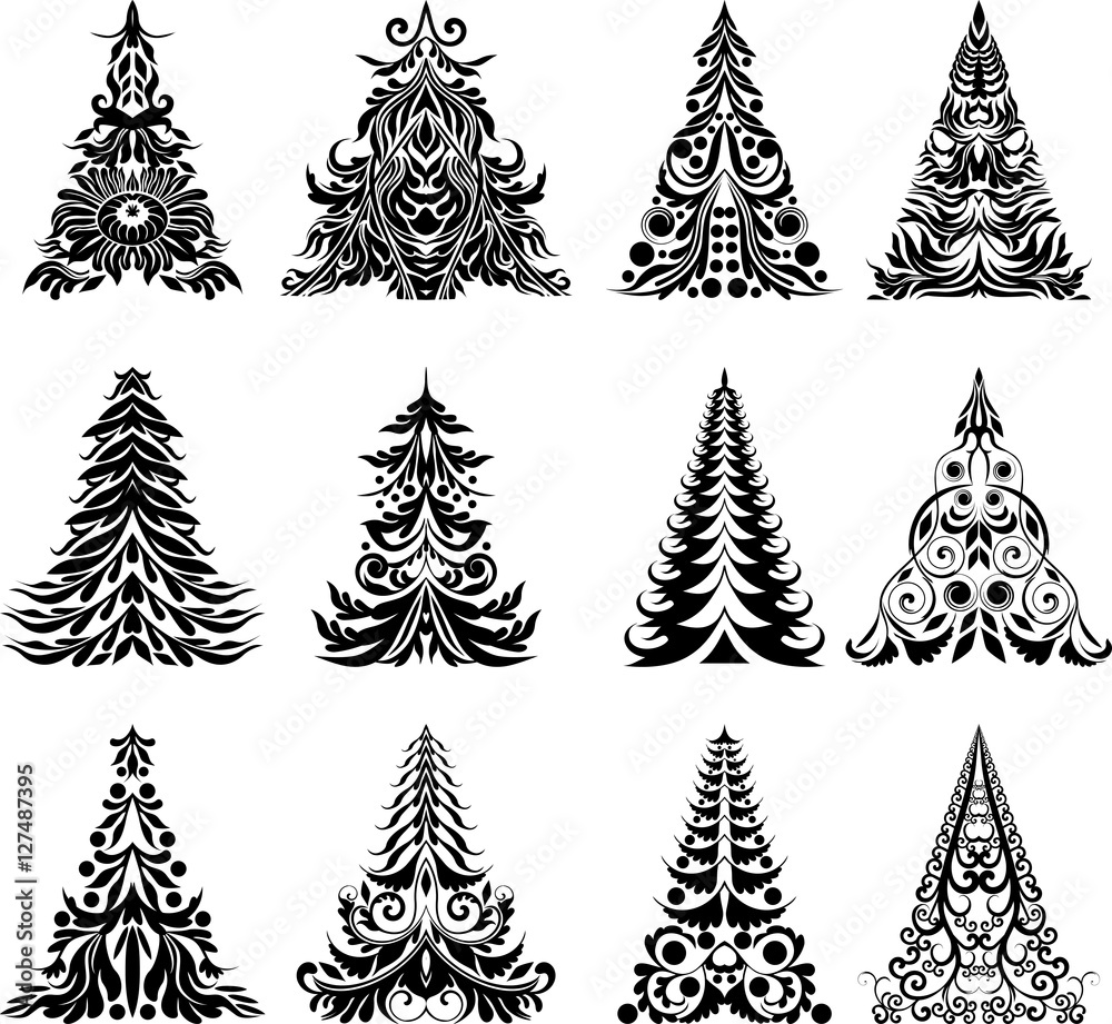 Obraz premium Chrisnmas trees