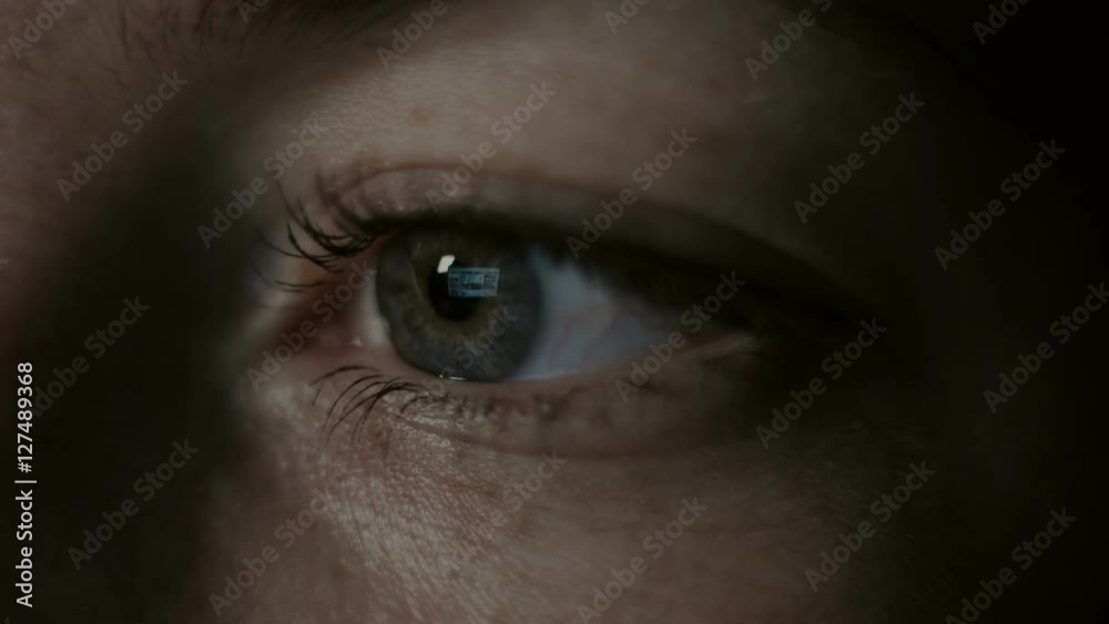 female eye in the dark female eye in the dark