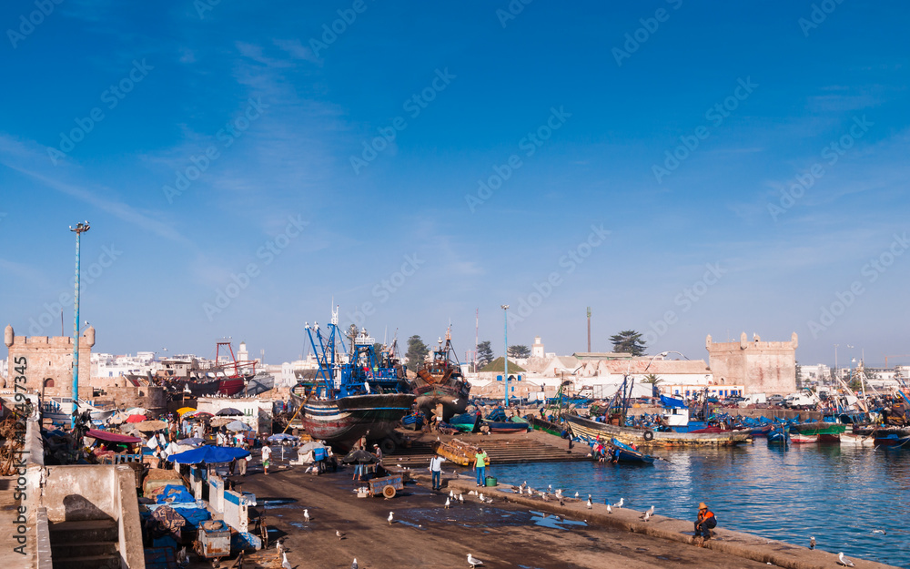 Im Hafen von Essaouira; Marokko