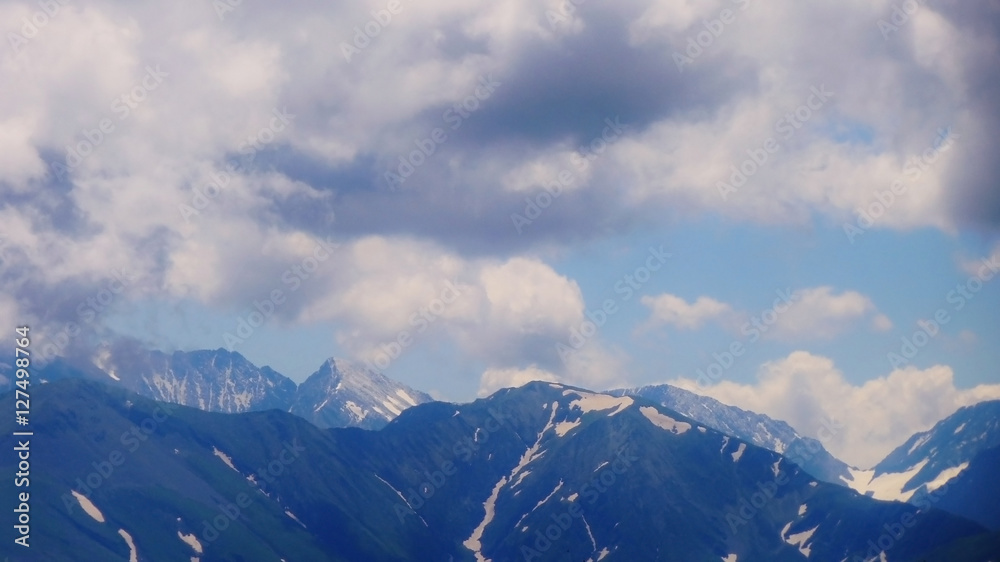 Amazing Caucasus mountains.