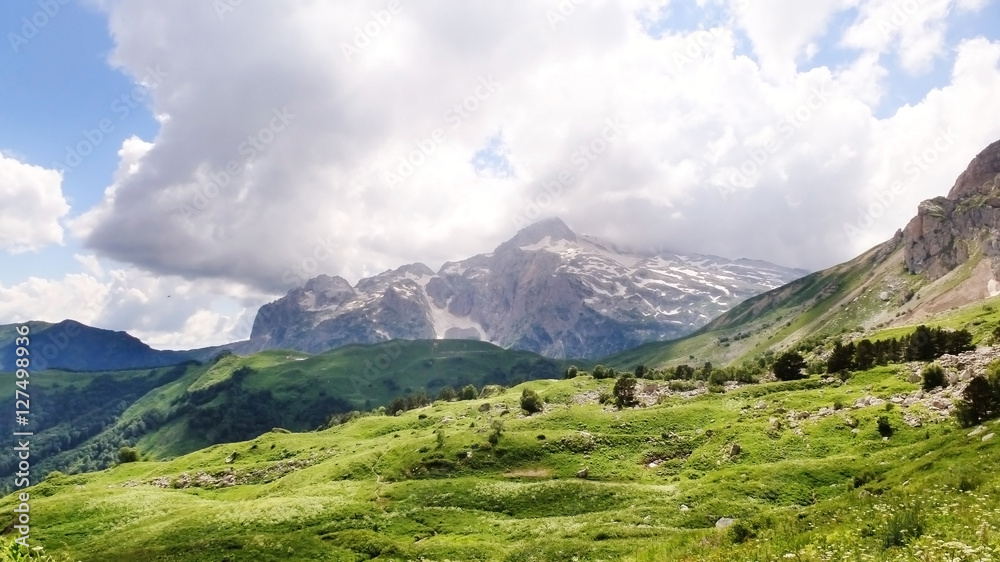 Amazing Caucasus mountains.