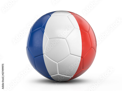 Soccer ball France flag