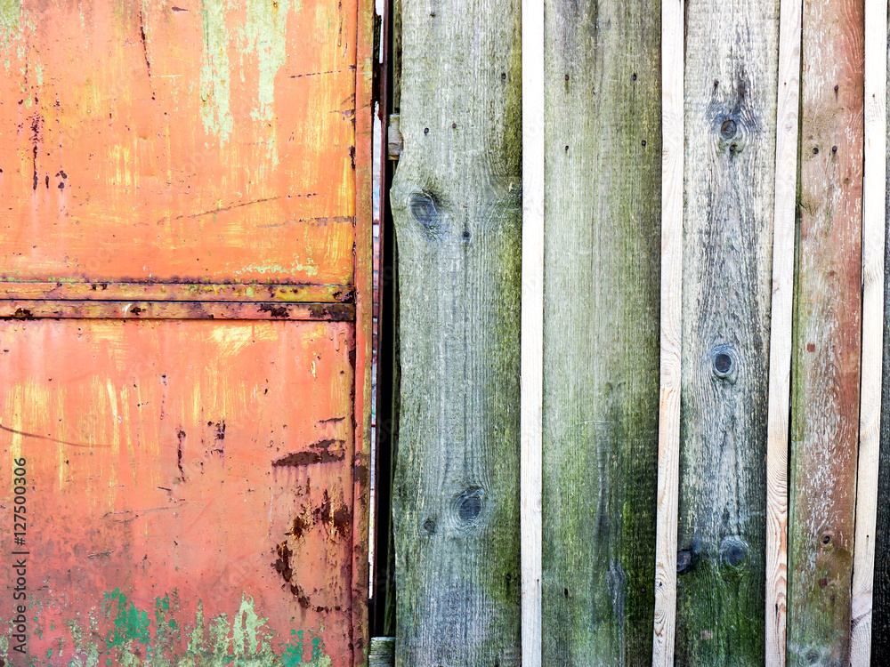 Metal and Wooden texture. Metal and Wooden texture.