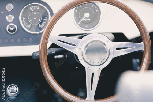 Classic car steering wheel