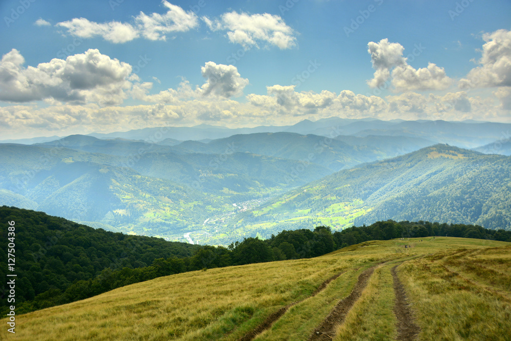 Fototapeta premium beautiful views of the mountains