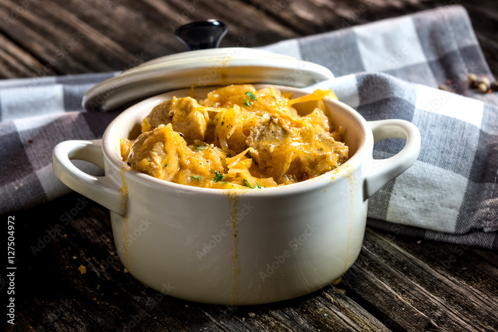 Segedin Goulash-cabbage stew with beef Segedin Goulash-cabbage stew with beef