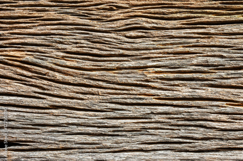 Wood texture background. Weathered hardwood plank closeup texture.