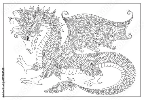 Pattern for coloring book