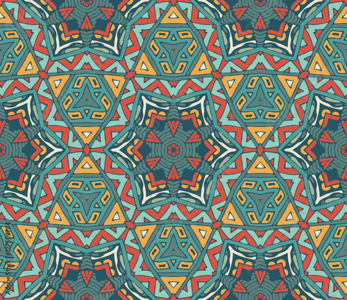 Abstract geometric colorful seamless pattern 