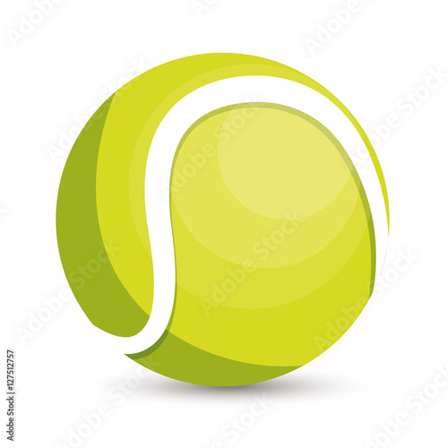 tennis ball icon design vector illustration eps 10