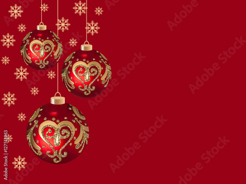 Christmas and New Year s Day greeting card  mock up. Holidays wallpaper