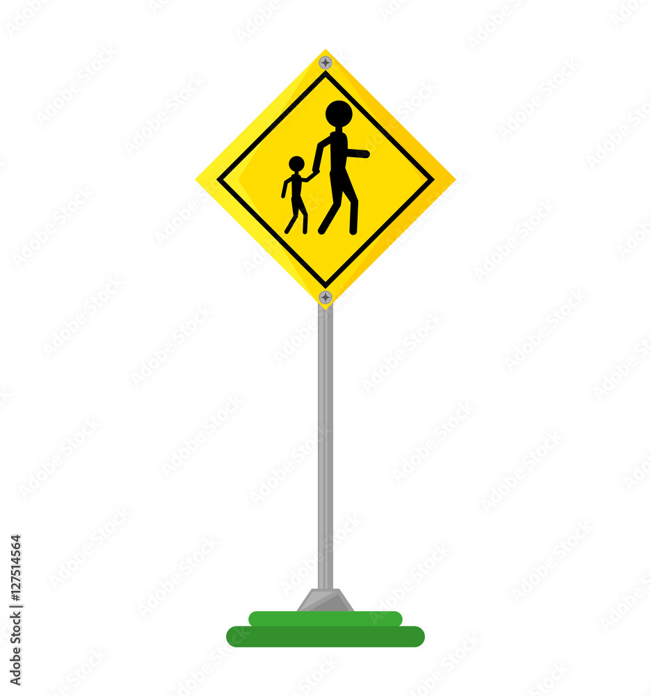 Pedestrians on the road vector illustration design Pedestrians on the road vector illustration design