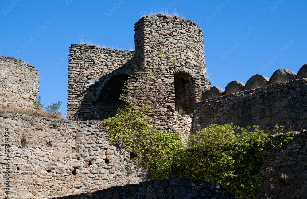 Ruins of castle Chojnik in the Giant Mountains, Poland