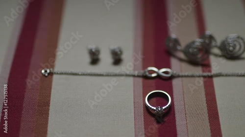 weddding Jewelry on the table photo