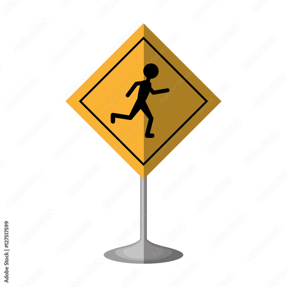 Pedestrians on the road vector illustration design Pedestrians on the road vector illustration design