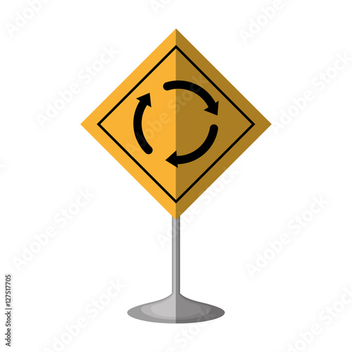 arrows guide traffic signal vector illustration design