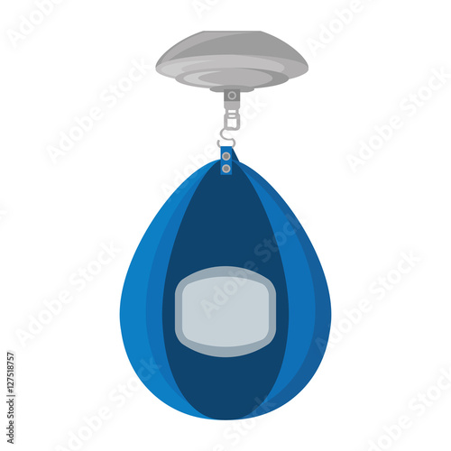 punching bag isolated icon vector illustration design