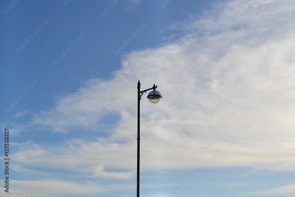 Lamp and sky Lamp and sky