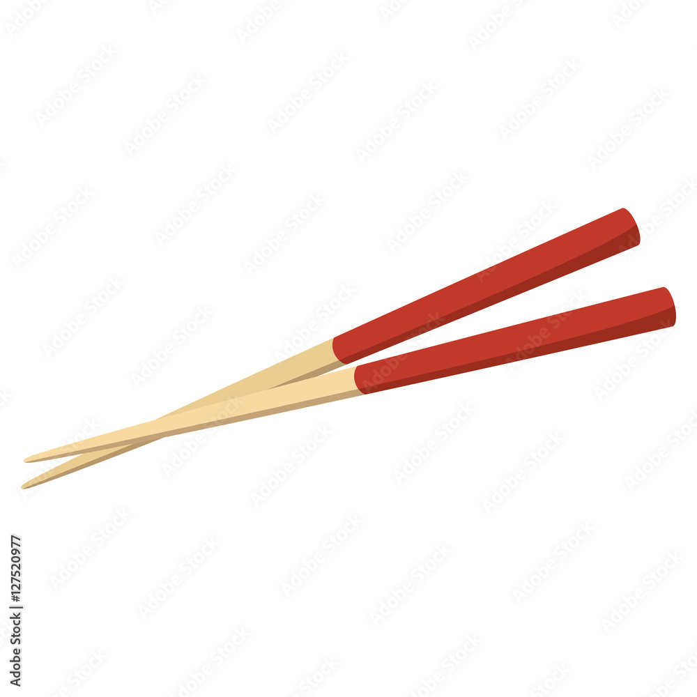 chopstick japanese isolated icon vector illustration design chopstick japanese isolated icon vector illustration design