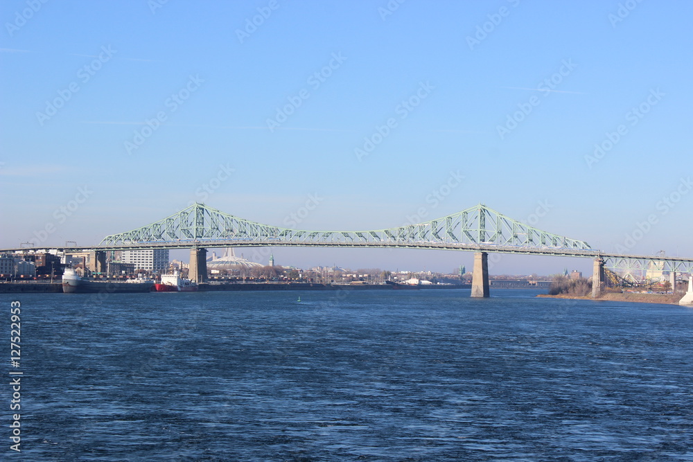 Jacques-Cartier Bridge in Montreal, Qc