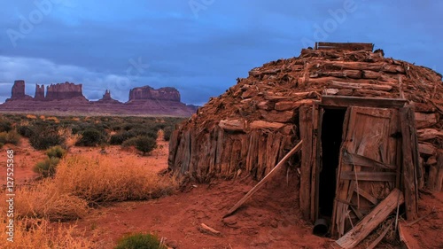 Navajo Hut at Monument Valley Arizona Utah