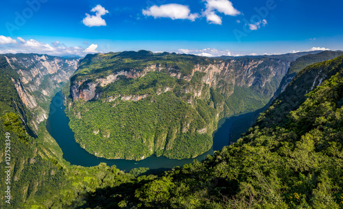View from above the Sumidero Canyon - Chiapas, Mexico photo