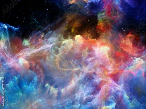 Fototapeta Naklejka Na Ścianę i Meble -  Vision of Space Nebula