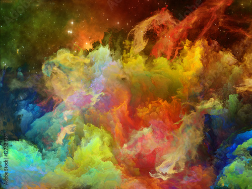 Colorful Space Nebula