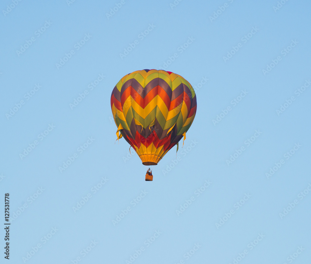 Naklejka premium Balloon Sunset