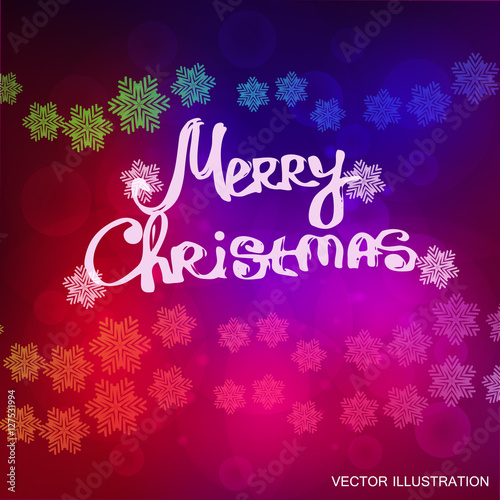 Christmas background. Vector illustration.