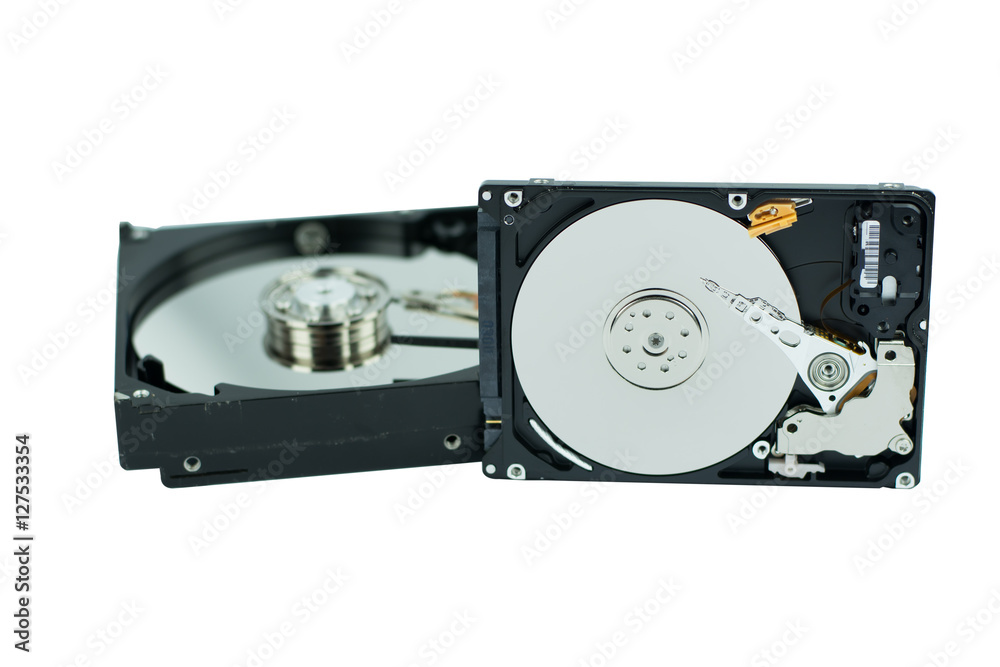 hard disk isolated on white background hard disk isolated on white background