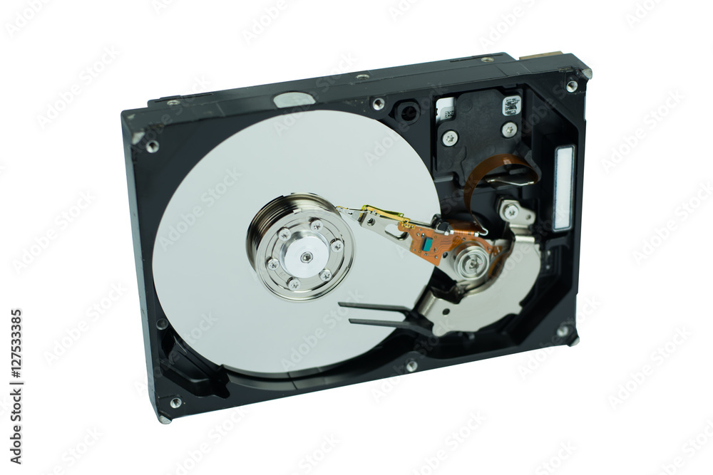 hard disk isolated on white background hard disk isolated on white background