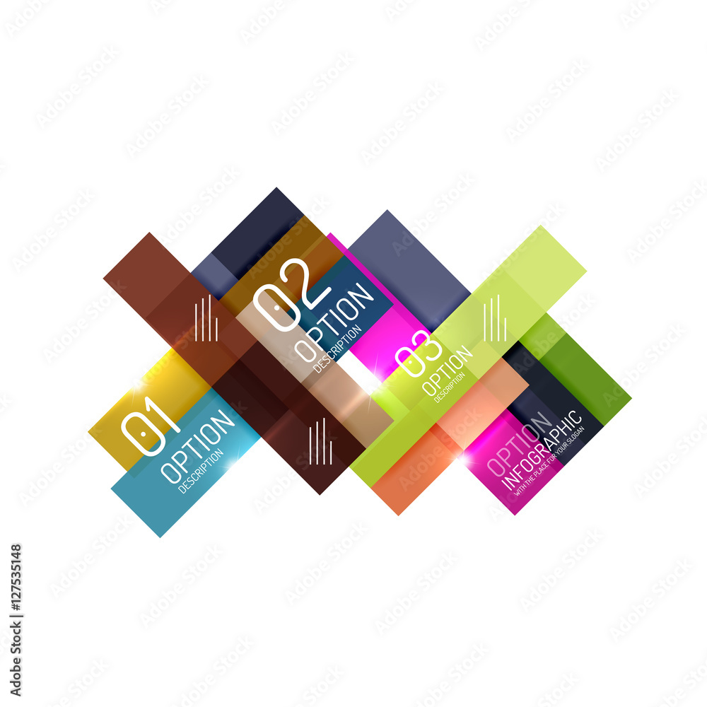 Vector business infographics, option select Vector business infographics, option select