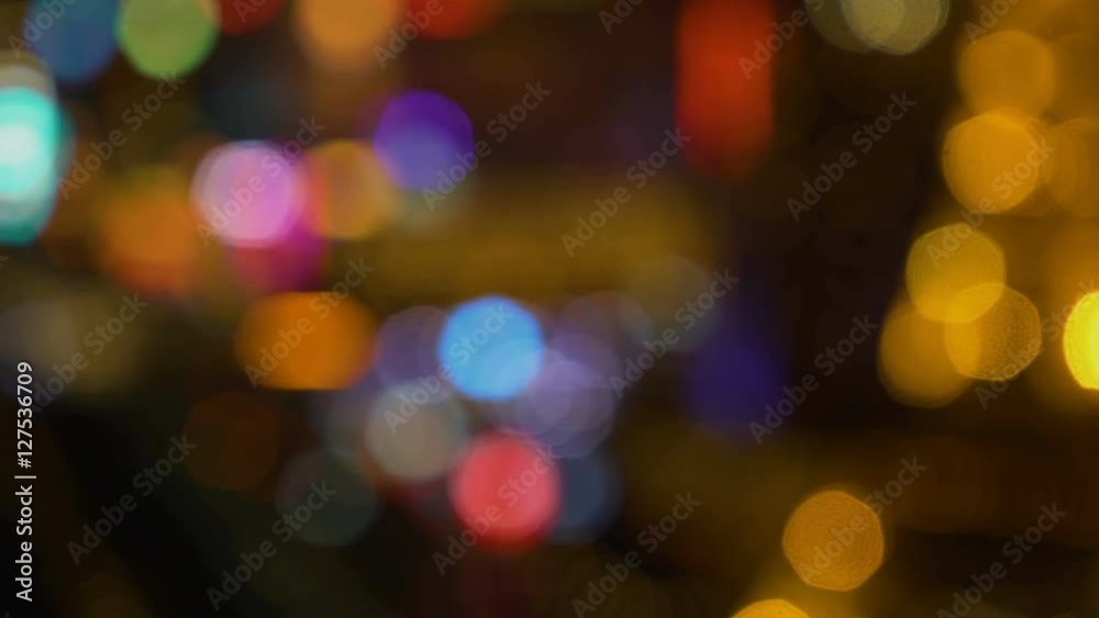 Bokeh City Defocused Lights Christmas Bokeh City Defocused Lights Christmas