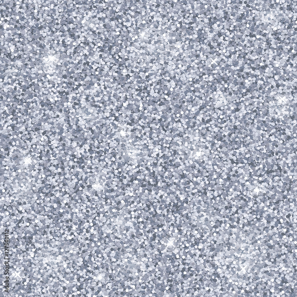 Silver glitter seamless pattern. Vector Silver glitter seamless pattern. Vector