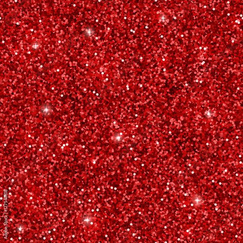 Red glitter seamless pattern