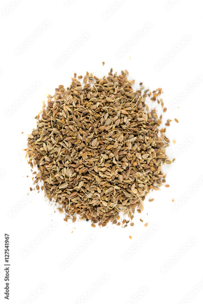Whole anise seed isolated on white background Whole anise seed isolated on white background