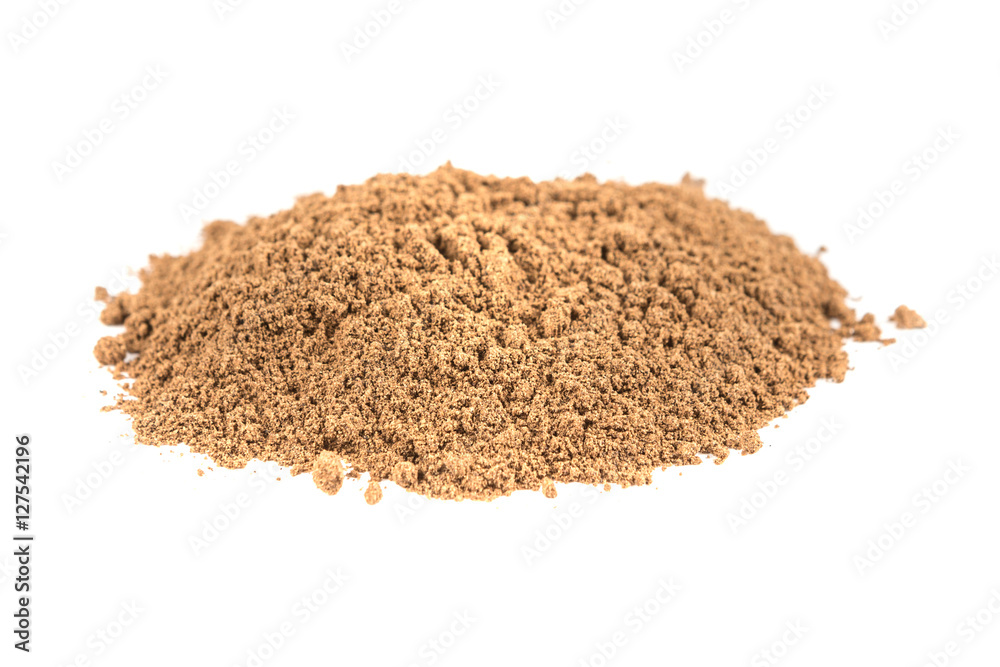 Pile of allspice isolated on white background Pile of allspice isolated on white background